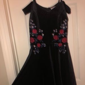 Woman’s black evening/cocktail dress